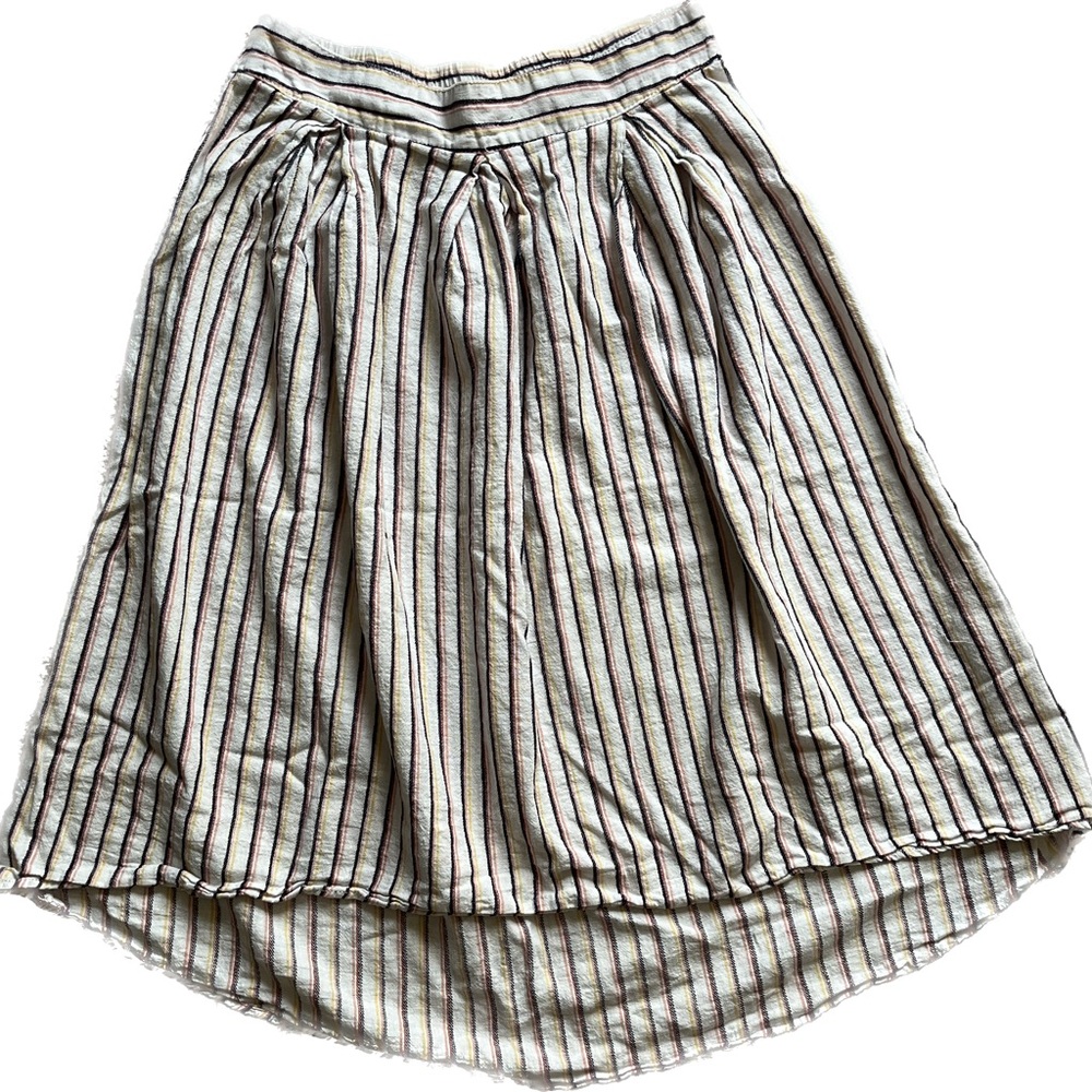 MaxStudio Small Multicolored striped skirt.